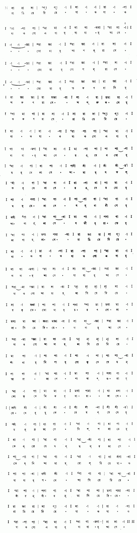 রাঙ্গিয়ে দিয়ে যাও যাও