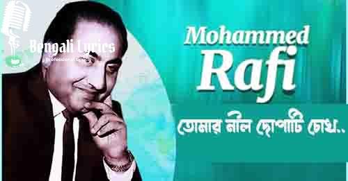 তোমার নীল দোপাটি চোখ