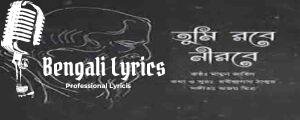 Tumi Robe Nirobe Lyrics | তুমি রবে নীরবে  Rabindra Sangeet